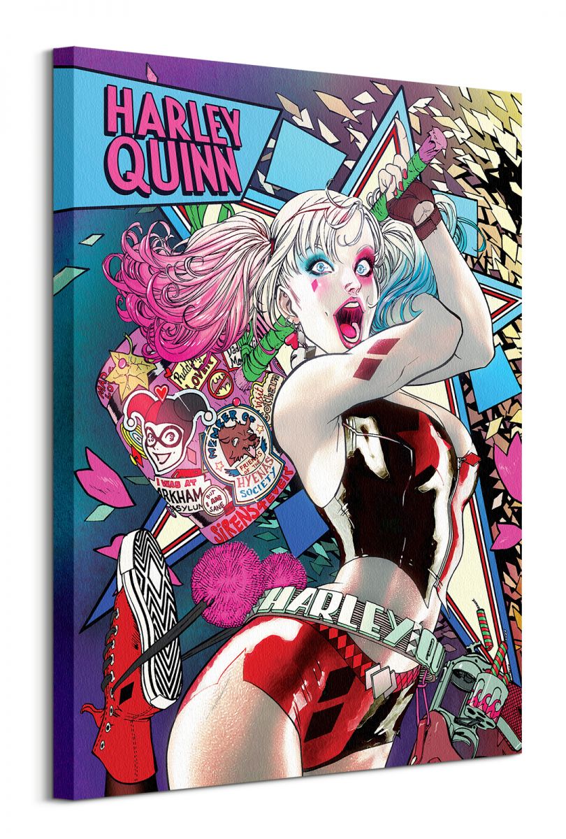 WDC100044 Batman Harley Quinn Neon Canvas Print b.jpg