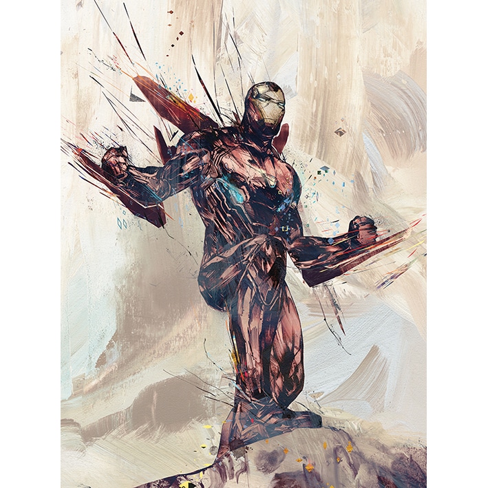 WDC100405 Avengers Infinity War Iron Man Sketch Canvas Print a.jpg