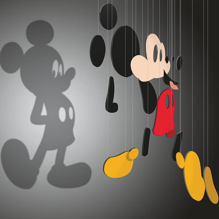 WDC101136 Mickey Mouse Shadow Puppet Canvas Print a.jpg