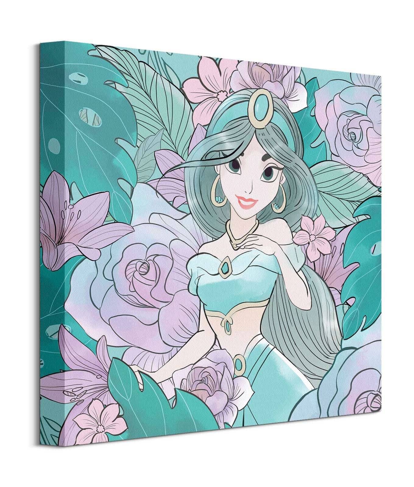 WDC101234 Aladdin Floral Jasmine Canvas Print b.jpg