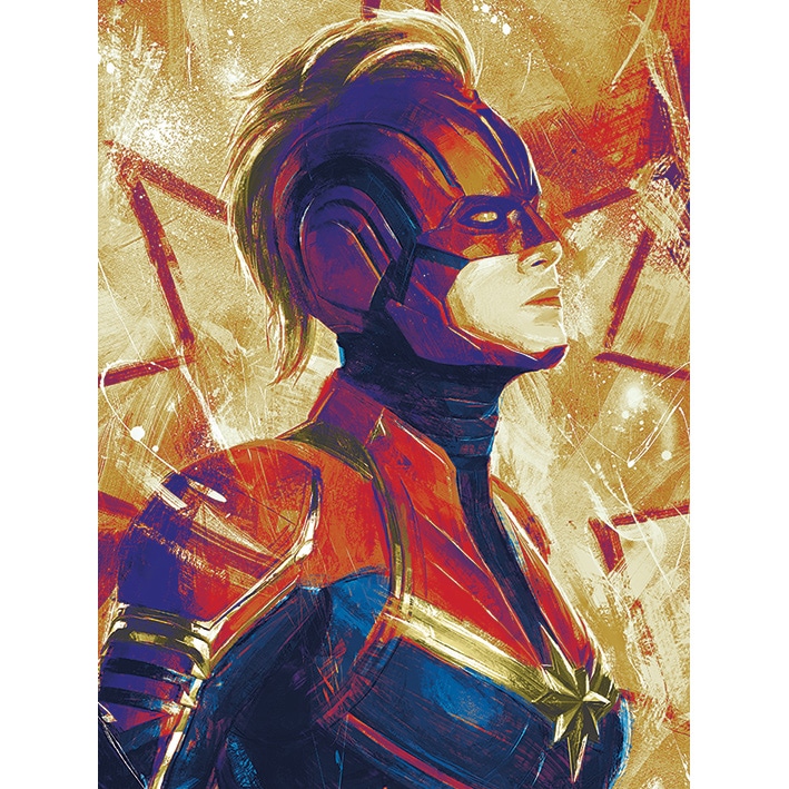 WDC12044 Captain Marvel Paint Canvas Print a.jpg