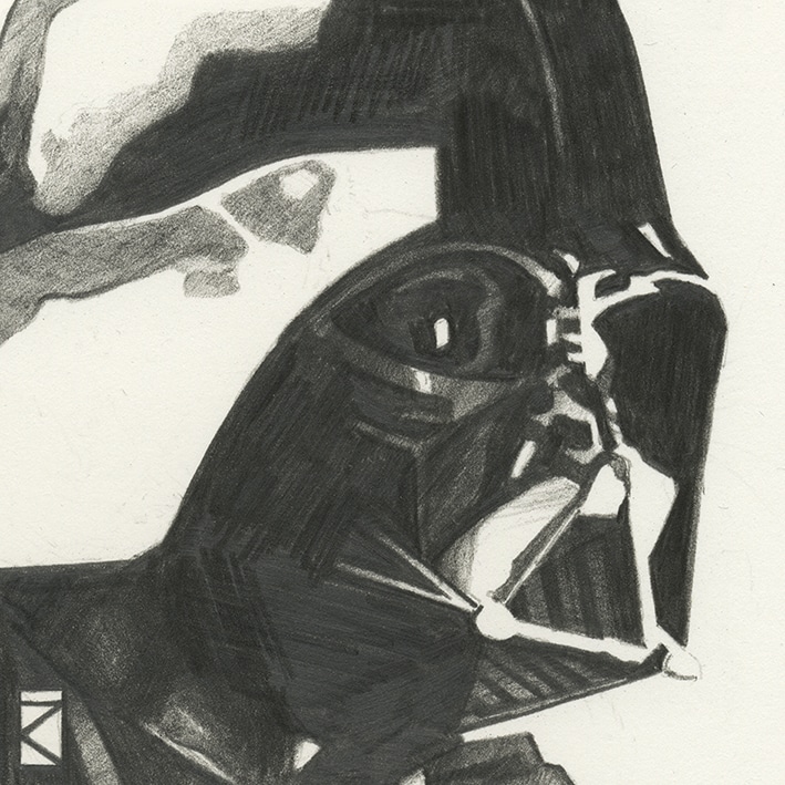 WDC91219 Star Wars Darth Vader Sketch Canvas Print a.jpg