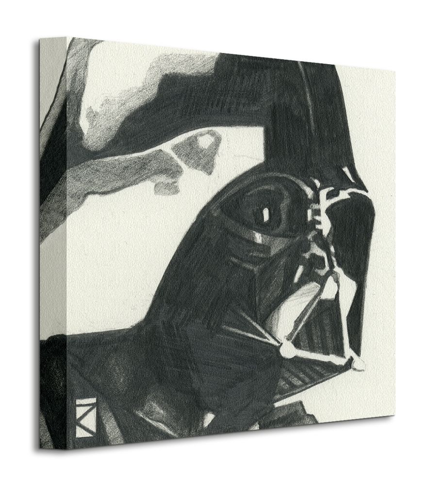 WDC91219 Star Wars Darth Vader Sketch Canvas Print b.jpg