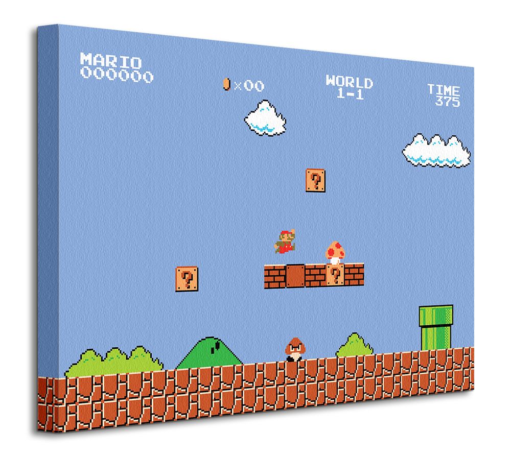 WDC92381 Super Mario Bros. 1 1 Canvas Print b.jpg