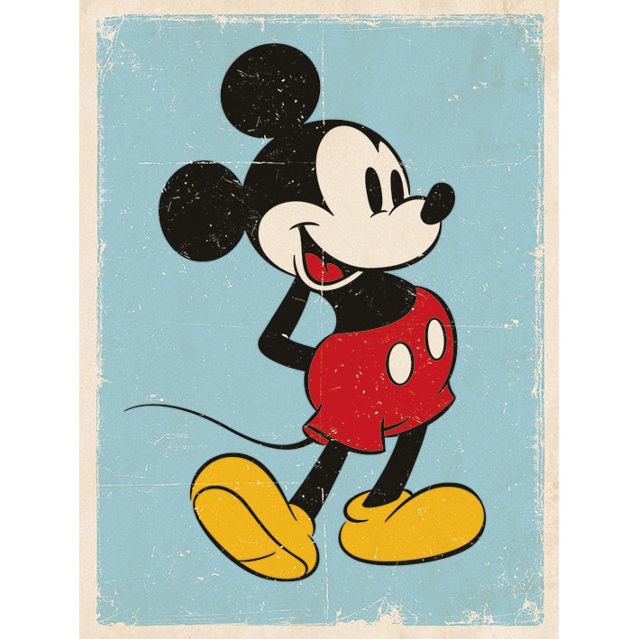 WDC92454 Mickey Mouse Retro Canvas Print a.jpg