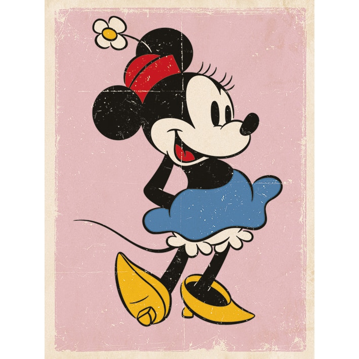 WDC92456 Minnie Mouse Retro Canvas Print a.jpg