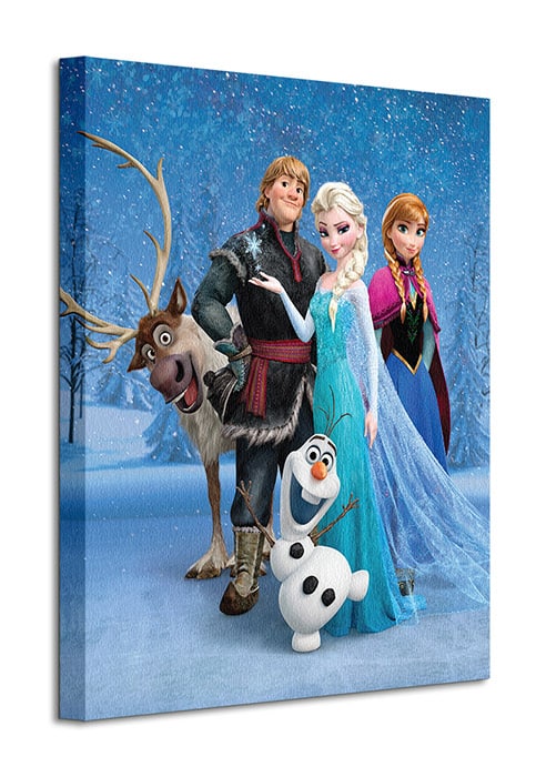 WDC94591 Frozen Group Canvas Print b.jpg