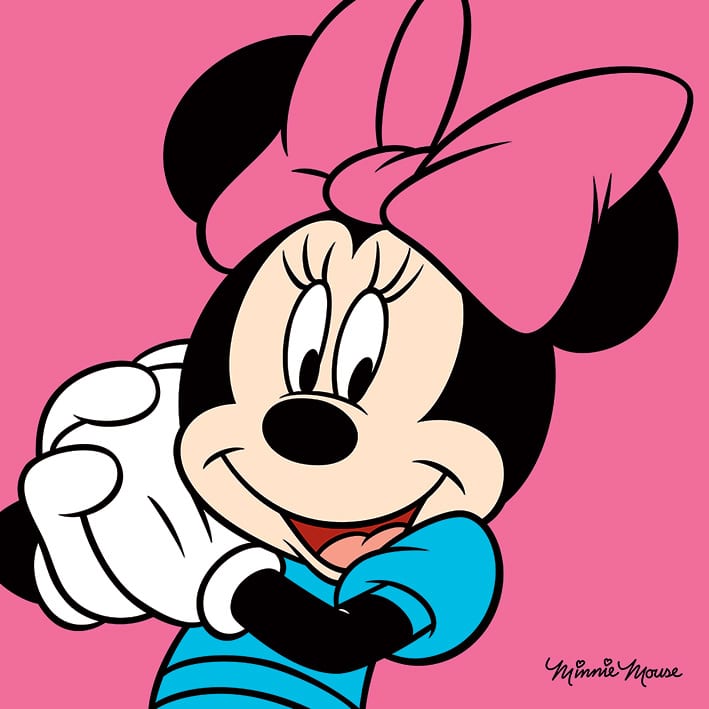 WDC95196 Minnie Mouse Pink Canvas Print a.jpg