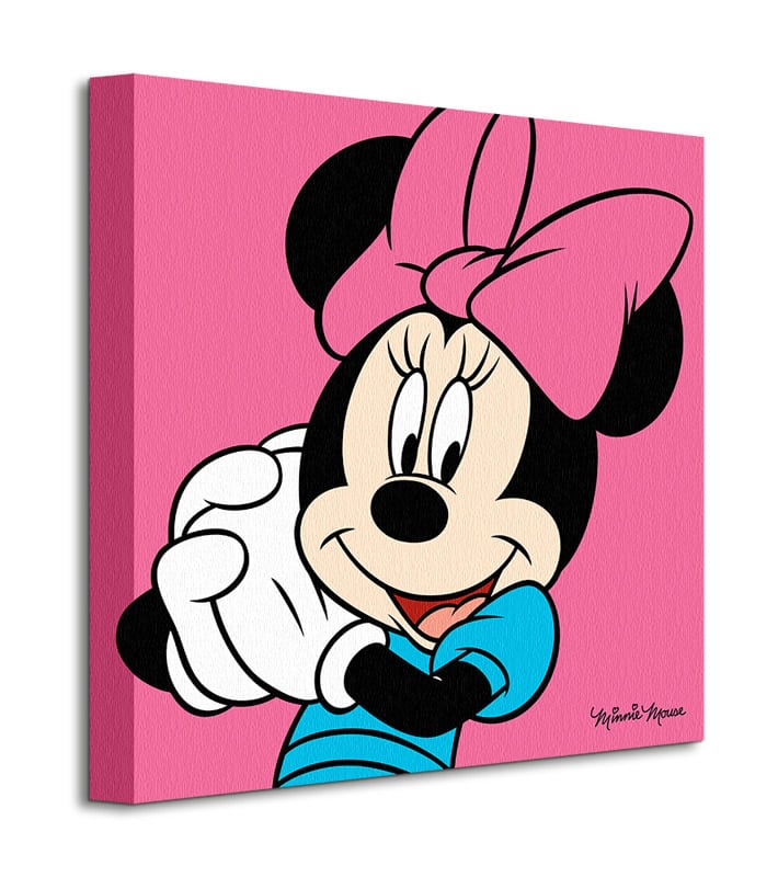 WDC95196 Minnie Mouse Pink Canvas Print b.jpg