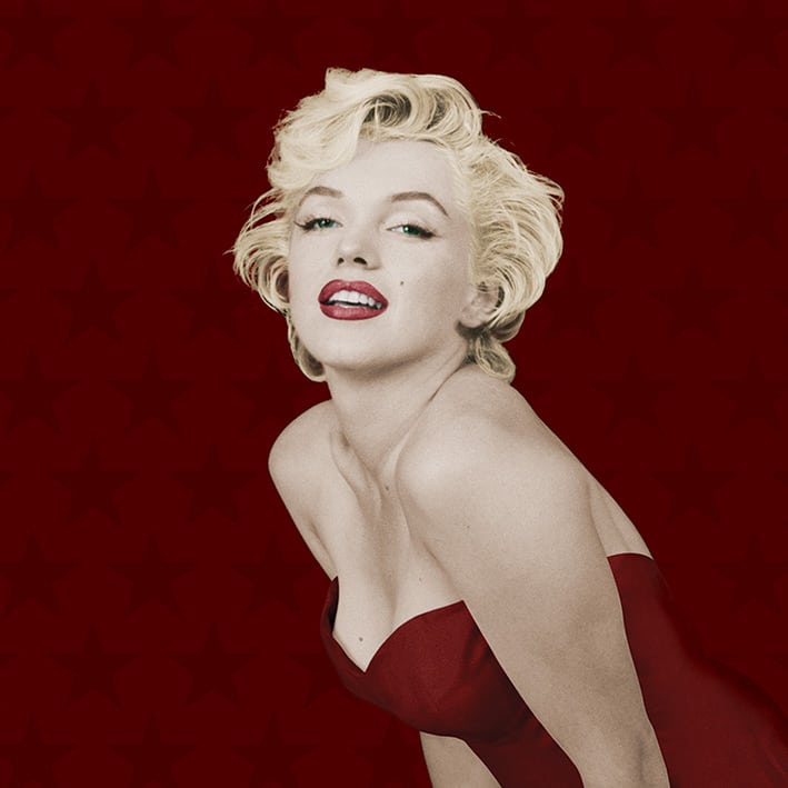 WDC95401 Marilyn Monroe Star Canvas Print a.jpg