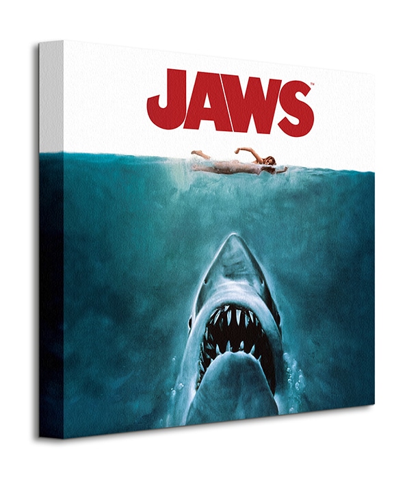 WDC95539 Jaws One Sheet Canvas Print b.jpg