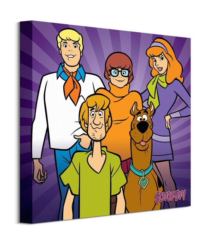 WDC95776 Scooby Doo Team Canvas Print b.jpg