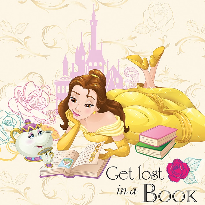 WDC95814 Beauty and the Beast Lost in a Book Canvas Print a.jpg