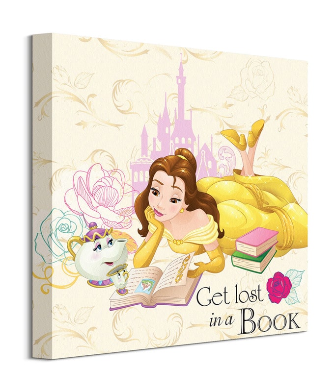 WDC95814 Beauty and the Beast Lost in a Book Canvas Print b.jpg