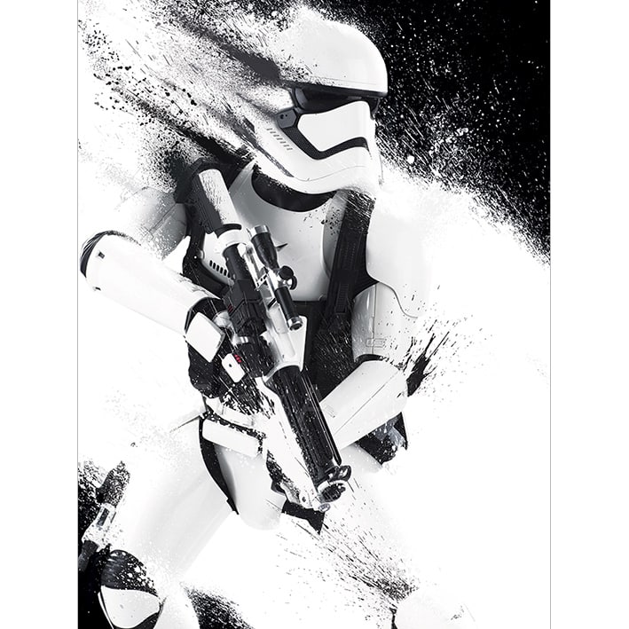 WDC99327 Star Wars Episode VII Stormtrooper Paint Canvas Print a.jpg