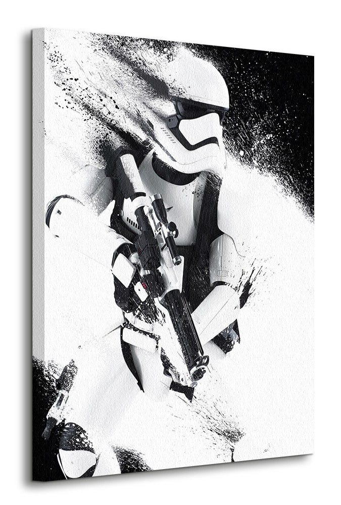 WDC99327 Star Wars Episode VII Stormtrooper Paint Canvas Print b.jpg