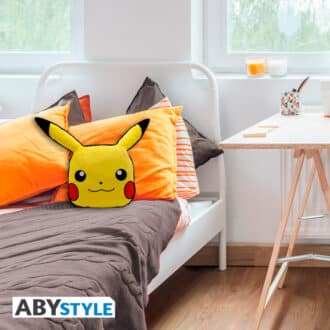 ABYPEL052 Pokemon Pikachu Head 30 cm Cushion a