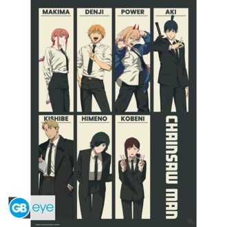 GBYDCO633 Chainsaw Man Devil Hunters Set of 2 Chibi Poster b