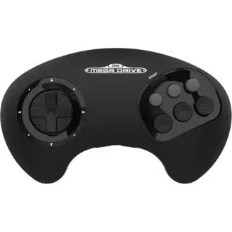 MD Handkontroll Retro bit Trådlös BIG6 med 2st Mottagare Svart a