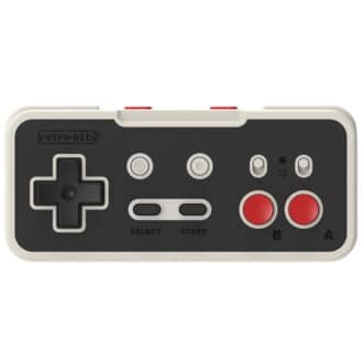 NES Handkontroll Retro bit Trådlös Origin8 med 2st Mottagare Classic Grey a